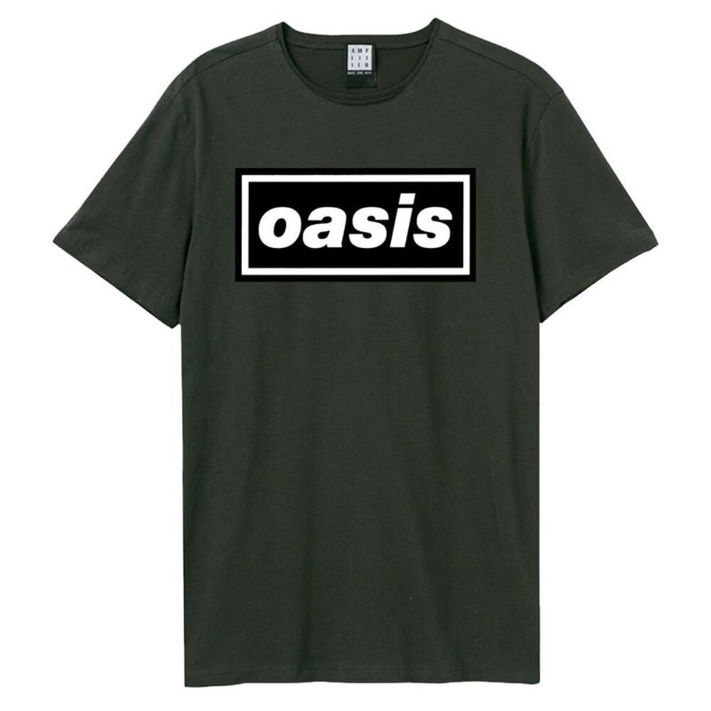 Oasis Unisex Adult Logo T-Shirt / Charcoal